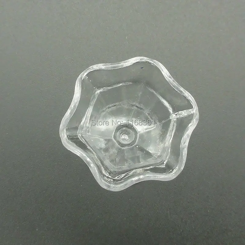 1 шт./лот прозрачный шестигранный боковой Кубок Чашка имитация ПВХ пластиковое