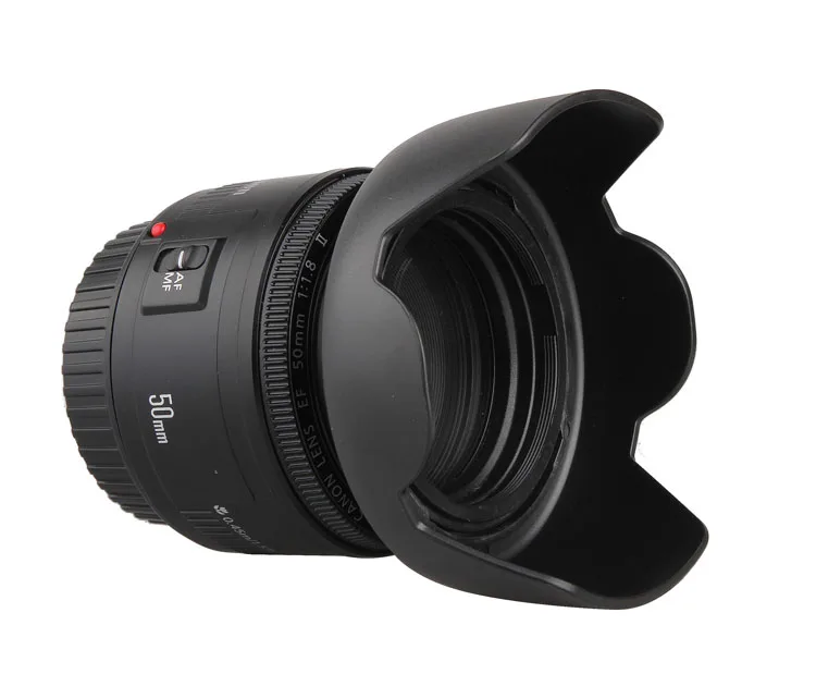 DSLR Камера бленда ES 62 II крышка с лепестком для объектива USM Canon EF 50 мм f/1 8 52