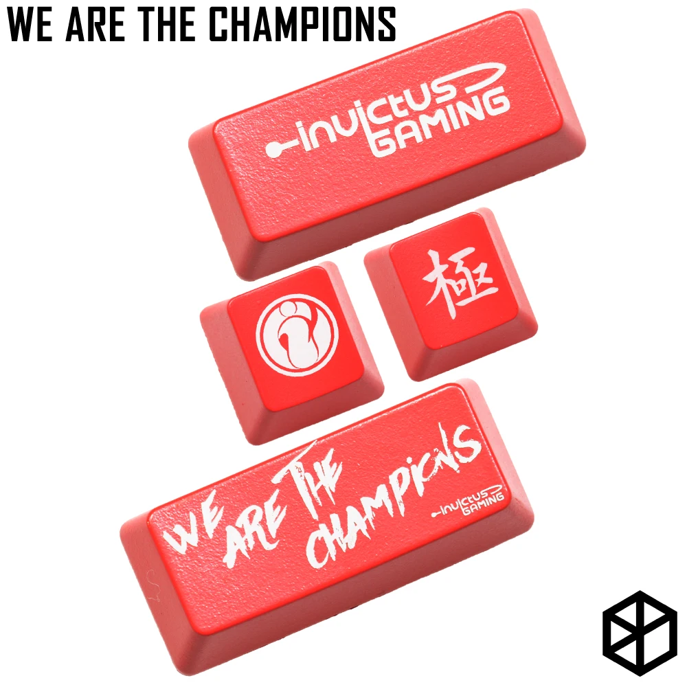 Новинка блестящая клавиатура с колпачком клавиатуры ABS Shine Through ig invictus gaming lpl champion