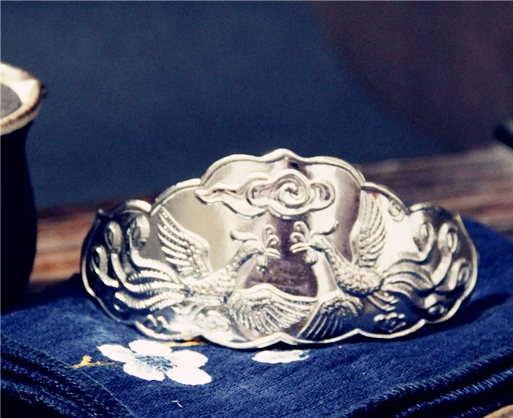 Тиара для волос LYZ Han Yan Ming Dynasty Dragon Phoenix традиционная китайская Винтажная заколка