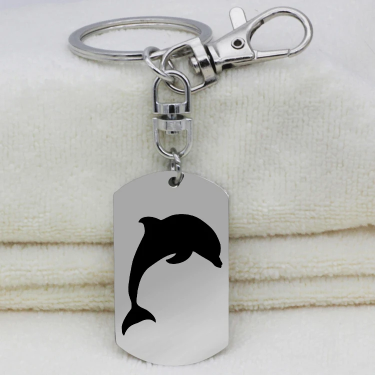 Новый дизайн брелок с дельфином в виде симпатичного животного ювелирные изделия