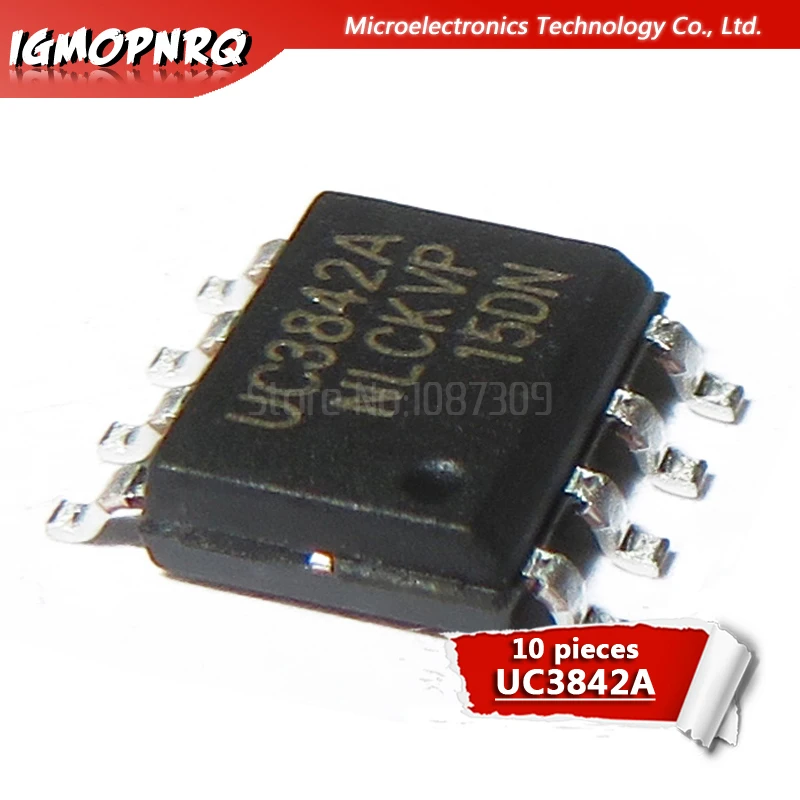10 шт. UC3842A UC3843A UC3843B UC3845B SOP новый и оригинальный IC|Интегральные схемы| |