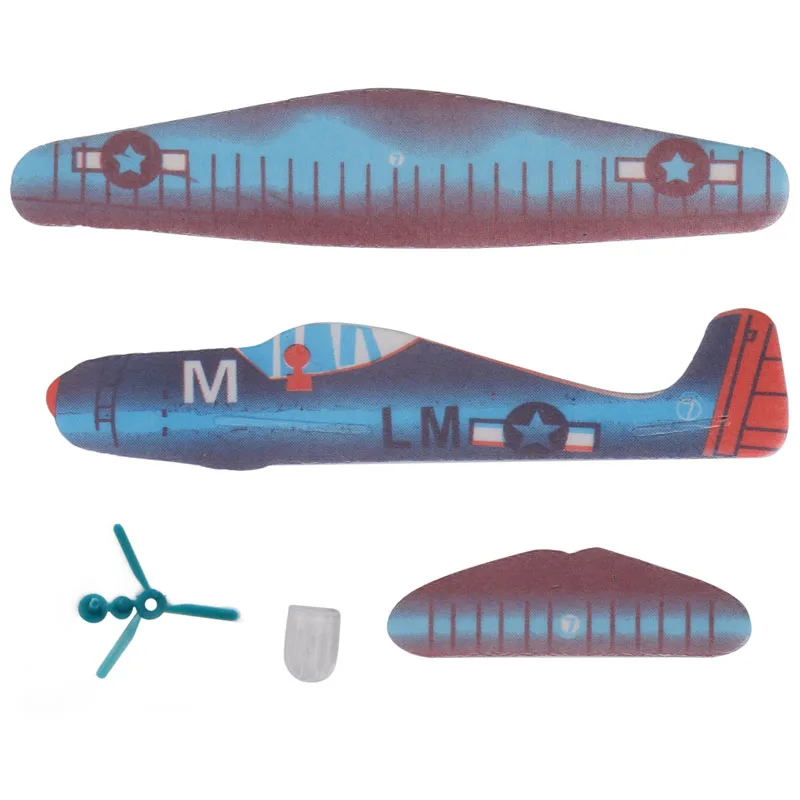 

4Pcs Kids DIY Mini Foam Handmade Flying Airplanes Glider Educational Toys Model