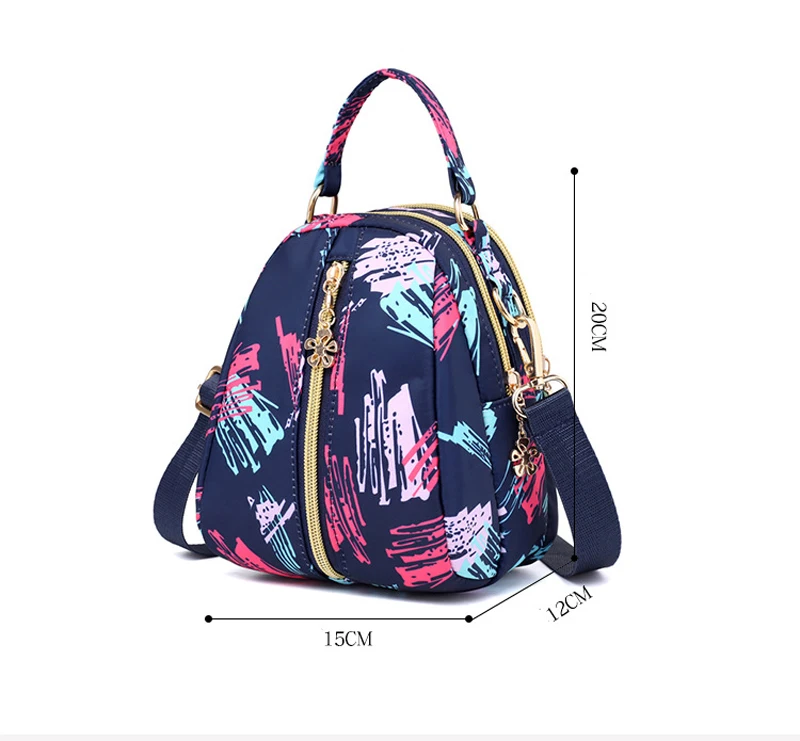Модная нейлоновая мини-сумка для женщин, сумка через плечо для девушек, Водонепроницаемая мини-сумка-мессенджер, маленькая дорожная сумка через плечо