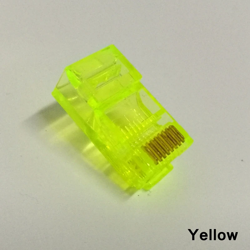 ReadStar 100 шт./лот Высококачественный золотой цвет CAT5e UTP RJ45 разъем неэкранированный