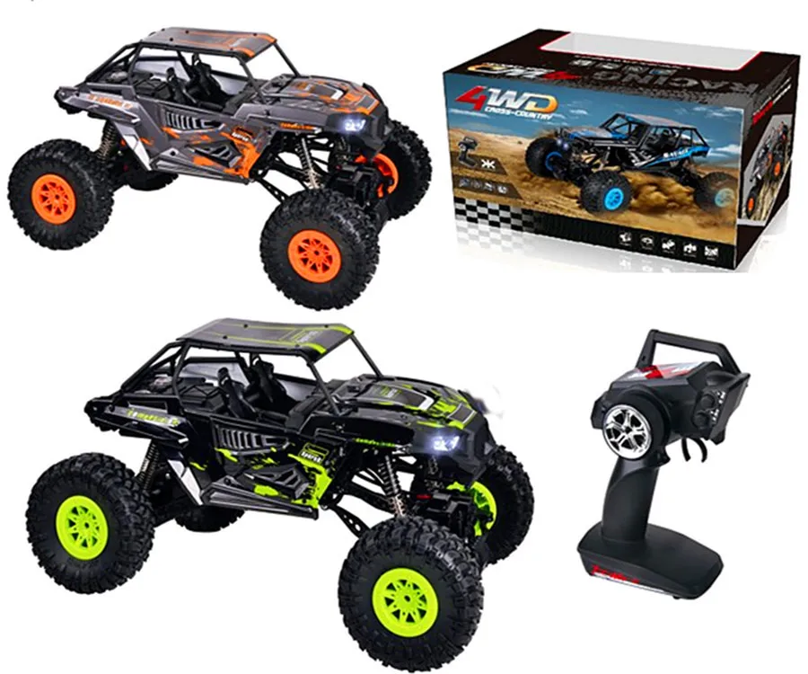 RC car 10428 E/D 2 4G 1:10 43 см Monster truck 4wd регулировка скорости внедорожного электрического