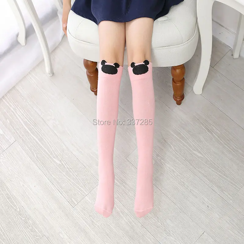 Новинка носки для маленьких девочек рисунок Микки из мультфильма высокие до