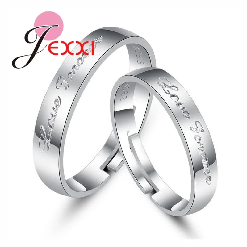 Наборы свадебных колец для пар ювелирные изделия из стерлингового серебра 925
