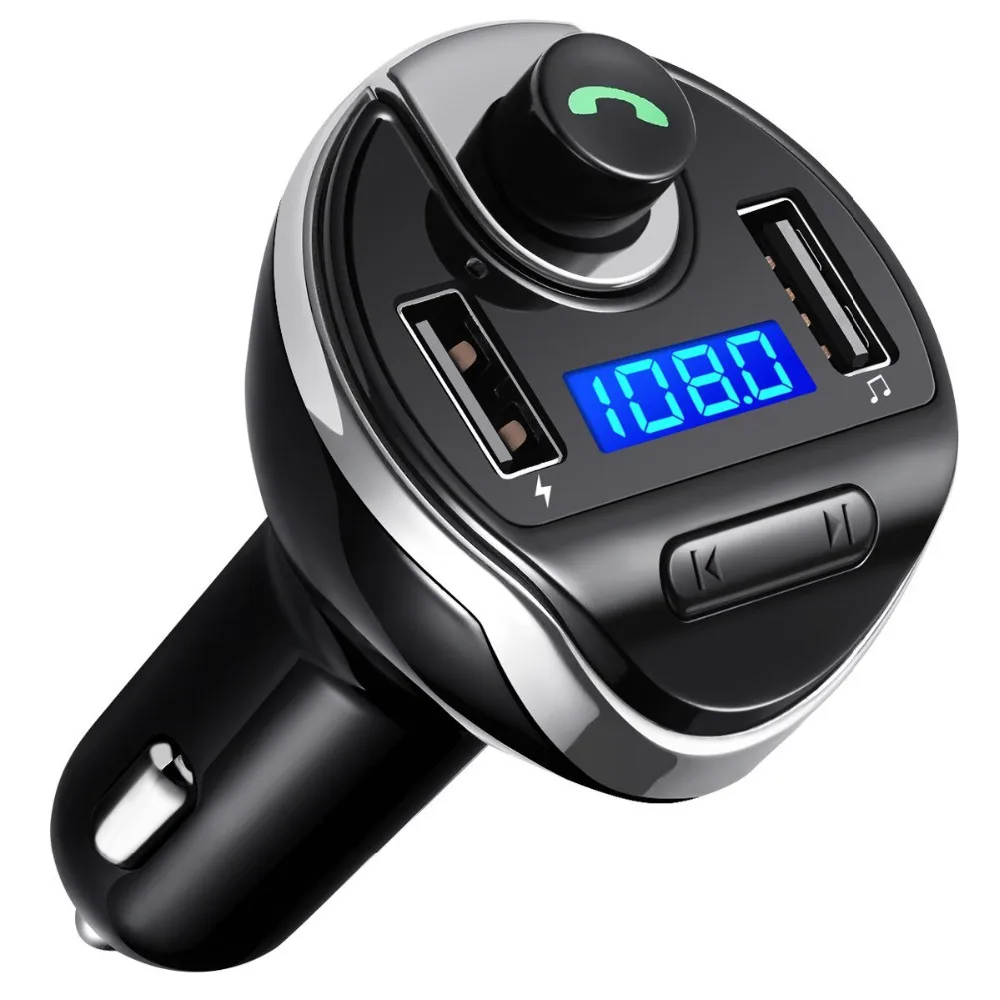 Nulaxy T20 fm передатчик в автомобильный модулятор Bluetooth автомобиля громкой связи
