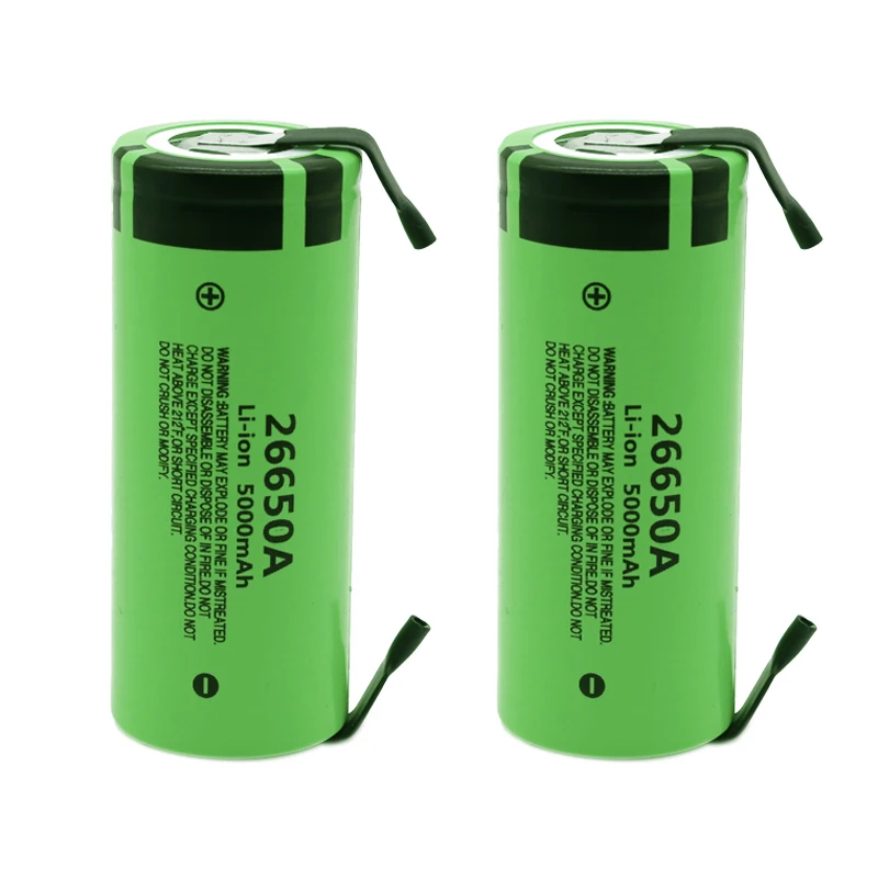 Оригинальный Новый аккумулятор для 26650A 3 7 V 5000mAh высокой емкости 26650 Li ion