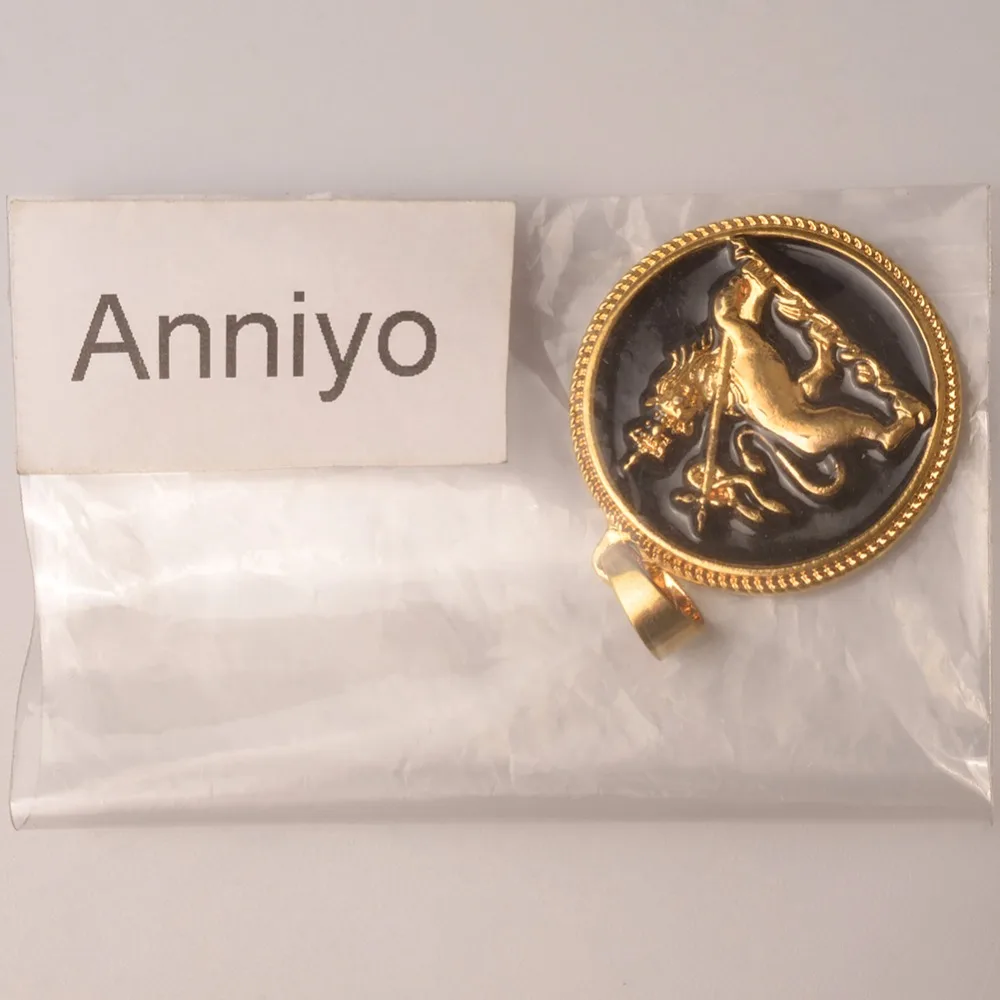 Anniyo эфиопского золотистого цвета Лев кулон и ожерелье для женщин/мужчин Лев Иуды ювелирные изделия амулеты Этнические африканские подарки#092706