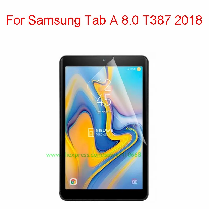 2 шт./лот прозрачная защитная пленка для Samsung Galaxy Tab A 8 дюймов 0 дюйма T387 T387V