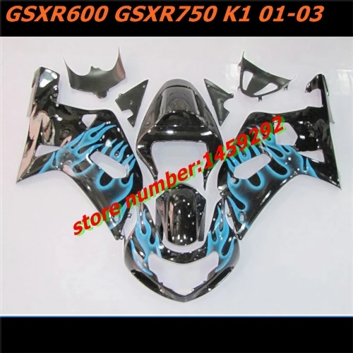 Nn Hw- HOT ! For A Motocycle Accessories GSXR 600 750 GSXR600 FAIRING 01-03 GSXR750 K1 kit Fairing GSX R600 | Автомобили и
