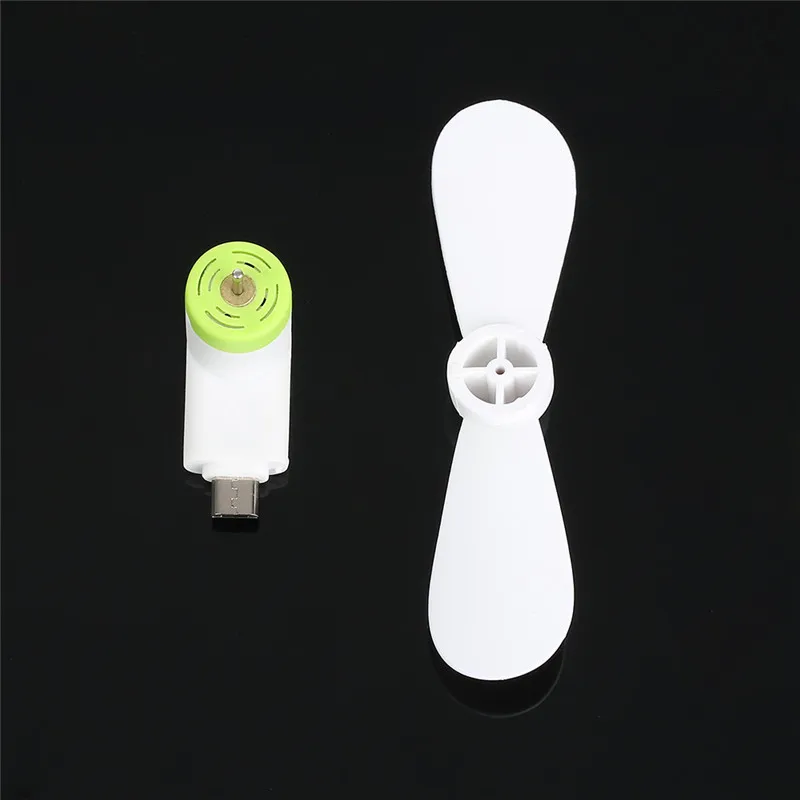 Новый Белый OTG мини микро USB большой ветроохлаждающий вентилятор для телефона
