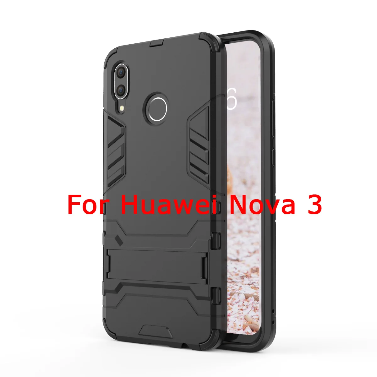 Чехол для Huawei Nova 2 2S 3 3i P Smart Plus роскошный гибридный жесткий чехол с Железным