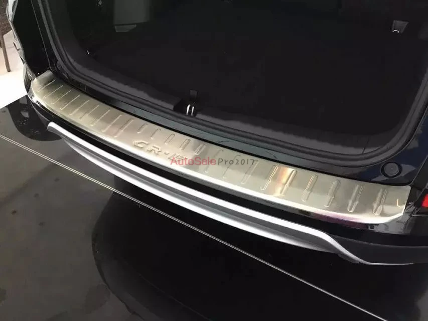 Защита для заднего бампера из нержавеющей стали Накладка на порог Honda CR V CRV 2015