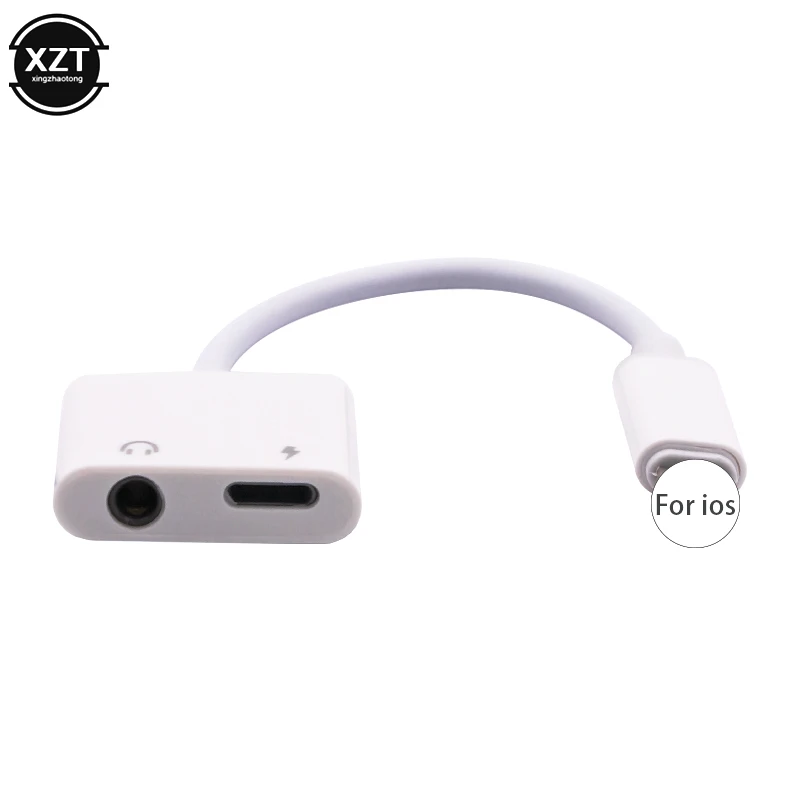 3.5mm Jack Адаптер lightning-3,5 мм для iPhone 7 8 plus X XR XS, адаптер, аудио кабель, зарядное устройство для наушников, адаптер Aux, конвертер - Цвет: 3.5mm Jack