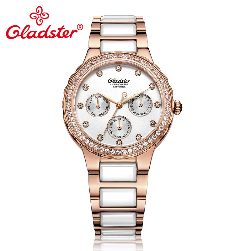 Часы женские аналоговые водонепроницаемые с сапфировым механизмом|Женские