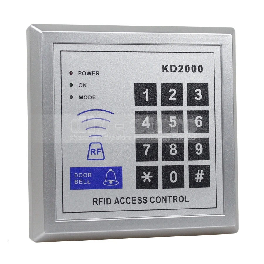 DIYSECUR пульт дистанционного управления l ID Card Reader пароль клавиатуры Система контроля доступа комплект+ Strike Lock KD2000