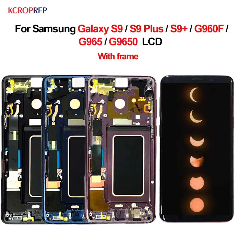 5," для samsung S9 G960F ЖК-дисплей 6,2" для samsung S9 плюс G965 G9650 ЖК-дисплей Дисплей Сенсорный экран для samsung Galaxy S9 S9Plus S9+ ЖК-дисплей