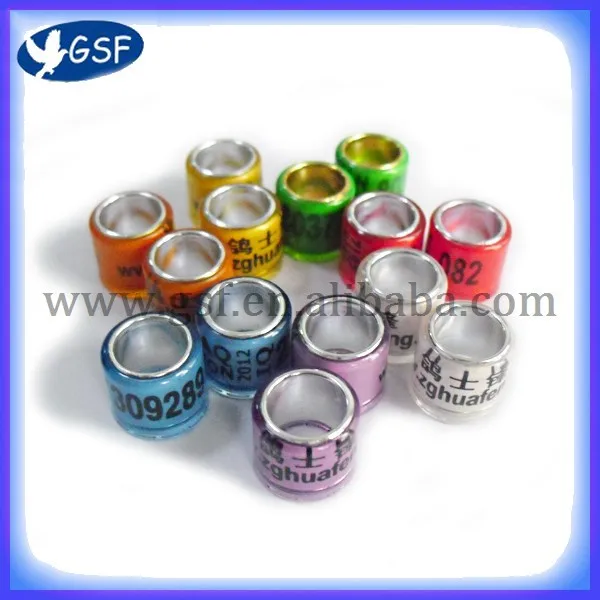 Алюминий с пластиковым кольцом голубя|aluminium pigeon rings|pigeon ringsring |