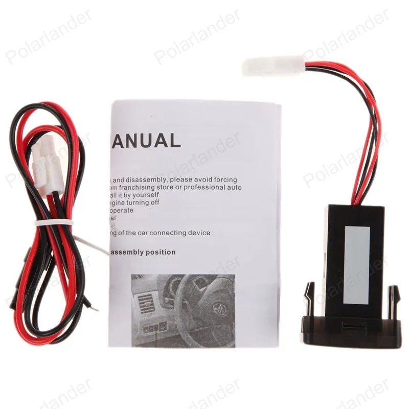 Автомобильное зарядное устройство USB для приборной панели T/OYOTA V/IGO цифровой