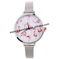 fashion alloy belt watchband cute number quartz watch female form watch hot sale women men watches
