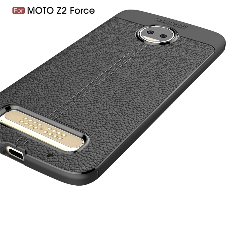 For Moto Z2 Force Cover Case Motorola MOTO Z3 Play Premium Original Silicone Leather Coated Protective Soft Shell | Мобильные