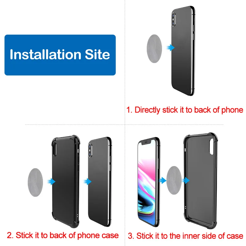 5 шт. магнитный диск для автомобильного телефона держатель металлический и