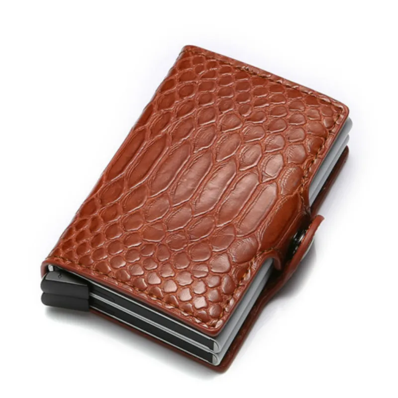 BISO GORO Анти-Вор Rfid держатель для карт тонкий мужской минималистичный карбоновый