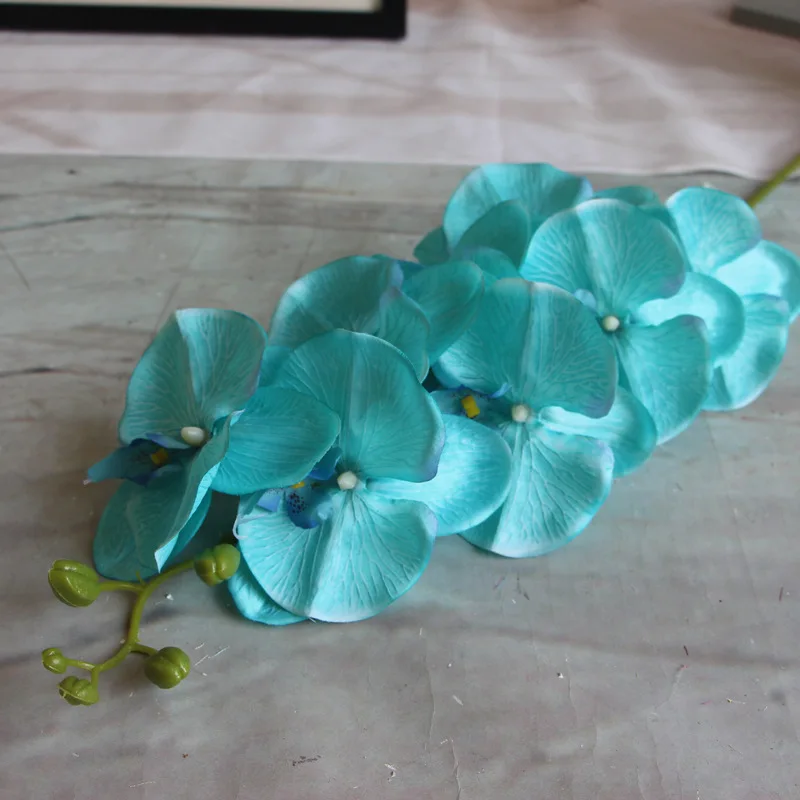 5 шт./лот искусственные орхидеи фаленопсис для свадьбы | Дом и сад