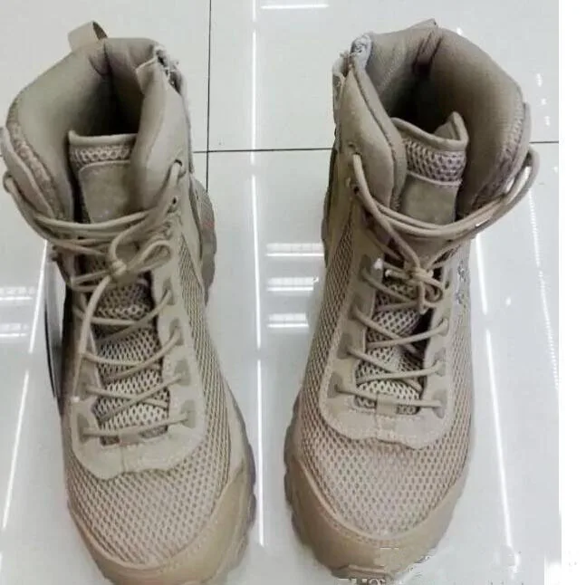 Уличная обувь для пустыни с сеткой и песком Военная армейская тактическая