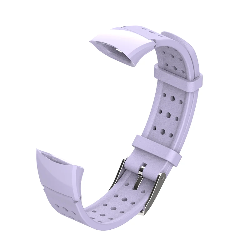 Light Purpel Mijobs силиконовый ремешок для huawei Honor Band 5 4 стандартная версия Смарт-Браслет спортивный браслет для Correa Honor Band 4 5 - Цвет: Light Purpel