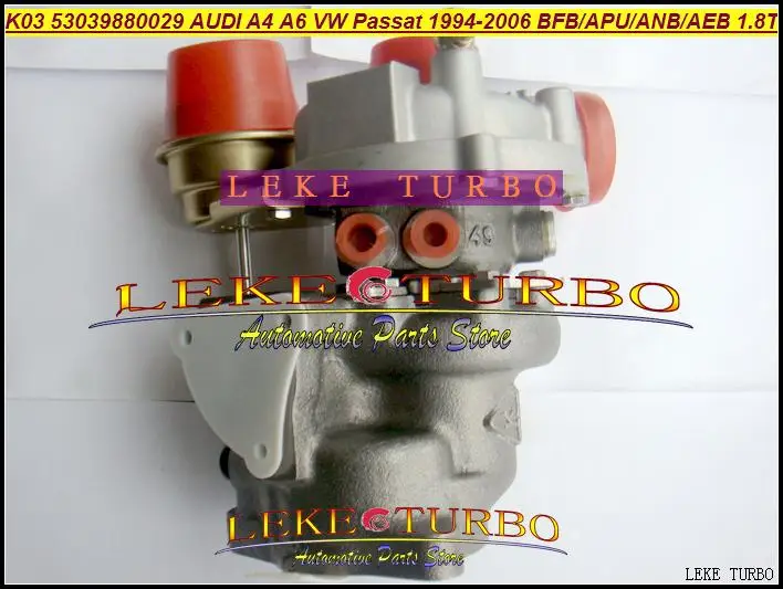 Фото K03 53039880029 058145703N 058145703K 058145703L 058145703JX 058145703JV 06A145703B 06A145703H 06A145703E Турбо для AUDI A4 1.8T №2