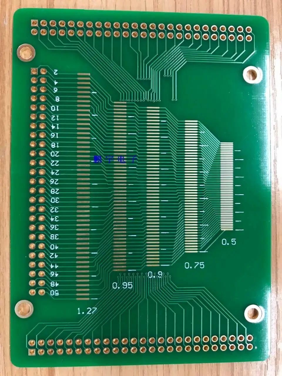 10 шт. pcb Производитель 50P 0,5 0,6 0,7 0,8 0,85 0,75 0,9 1.27LCM, TFT lcd адаптер печатной платы