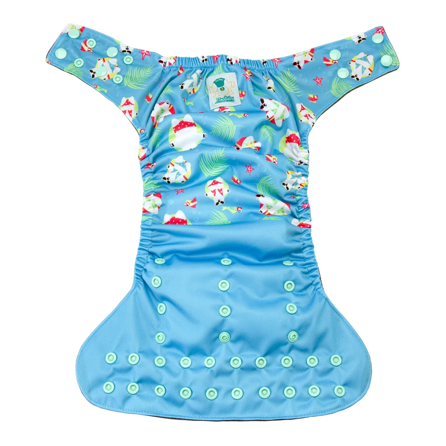 JinoBaby модные бамбуковый уголь пеленки детские подгузники многоразовые детские бамбуковые подгузники OS подходит для NB до 15 кг