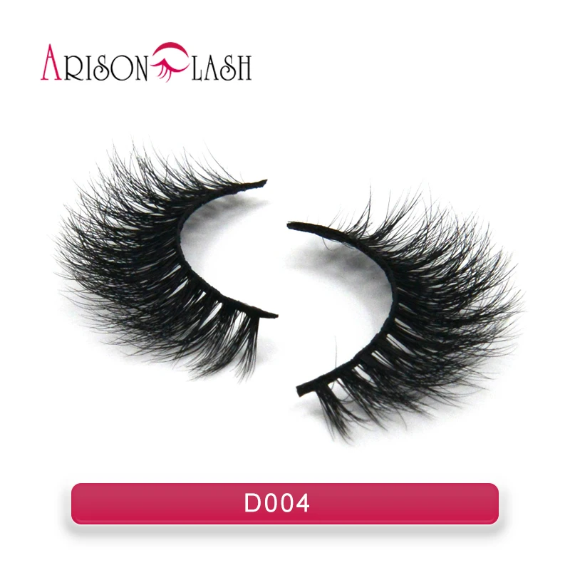Arison lashes 3D норковые ресницы перекрещивающиеся ручная работа полностью полосатые