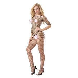 Женское нижнее белье в сетку, эротическое нижнее белье с дырочкой, с открытым шаговым швом, нижнее белье для женщин, интимные товары, W7016