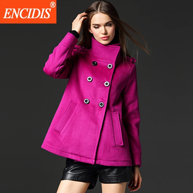 Женская мода Шерстяное Пальто Осень Зима 2017 Новый Женский Длинное женская