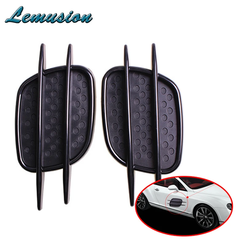 Автостайлинг 2 шт. автомобильные наклейки дверная декоративная ветровая сеть для