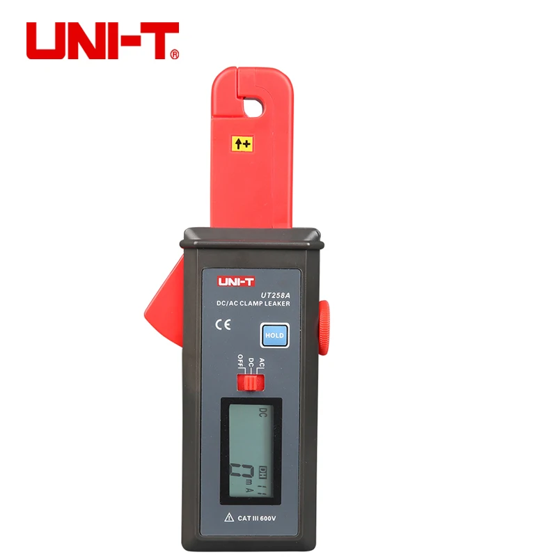 UNI-T UT258A AC/DC Клещи Амперметр Ампера аналоговым индикатором ток утечки тестер |