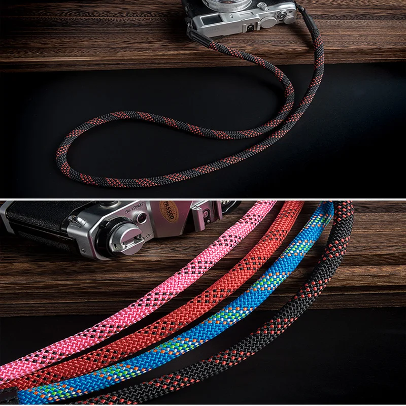 Нейлоновый цветной ремень для камеры наплечный шейный Для беззеркальных