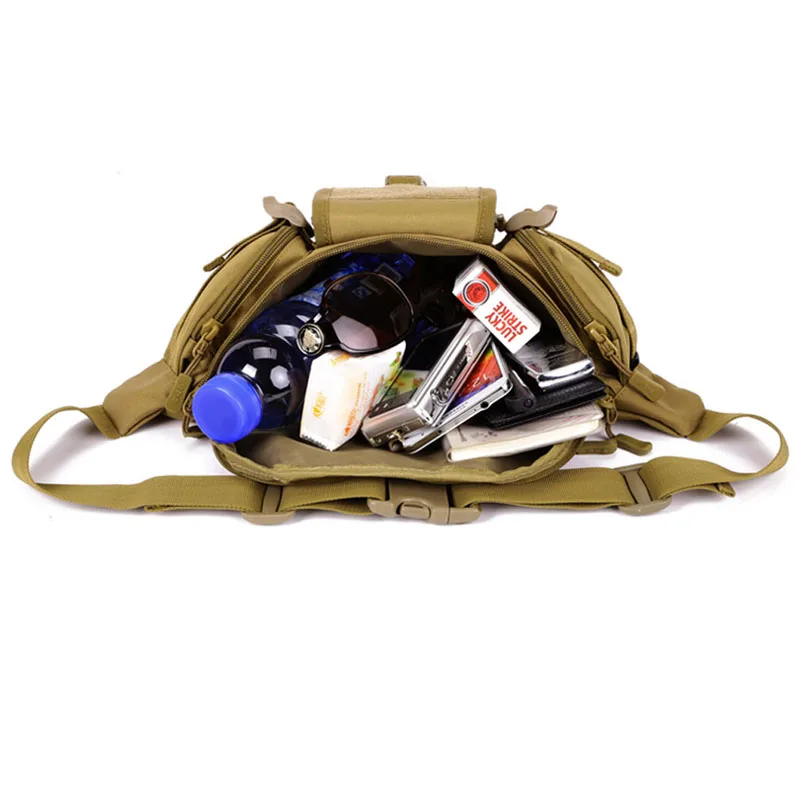 Мужская водонепроницаемая поясная сумка из нейлона 1000D Тактическая Военная