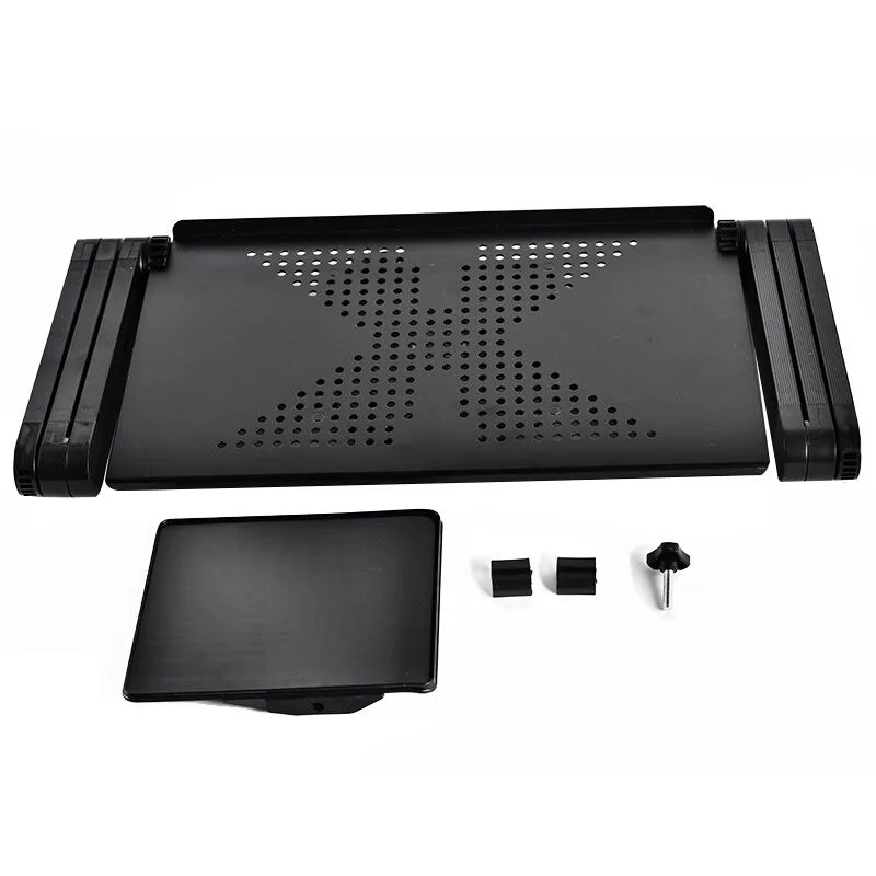 

Portable Adjustable Aluminum Laptop Desk Stand Table Vented Ergonomic TV Bed laptop stand Working Office PC Riser Bed Sofa