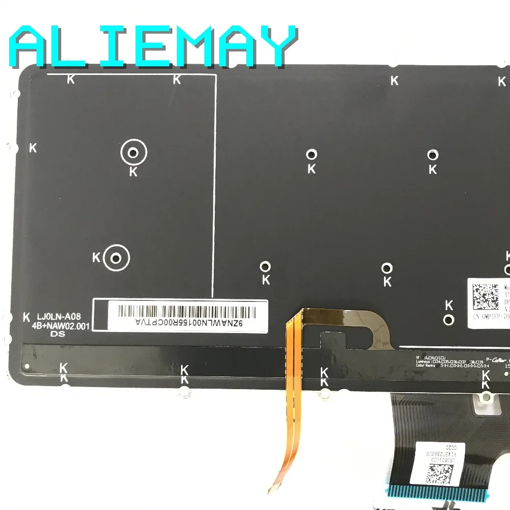Абсолютно новая Оригинальная клавиатура TI US THAILAND с подсветкой для DELL XPS15 9530 PRECISION