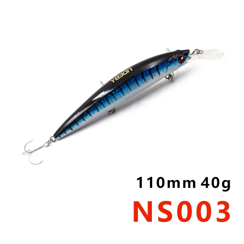 003 NOEBY NBL9448 110 мм 36 г Гольян Тонущая приманка 0,2-3 м приманка abs жесткий пластик jerkbaits искусственные приманки для ловли окуня lerrues приманки - Цвет: 003