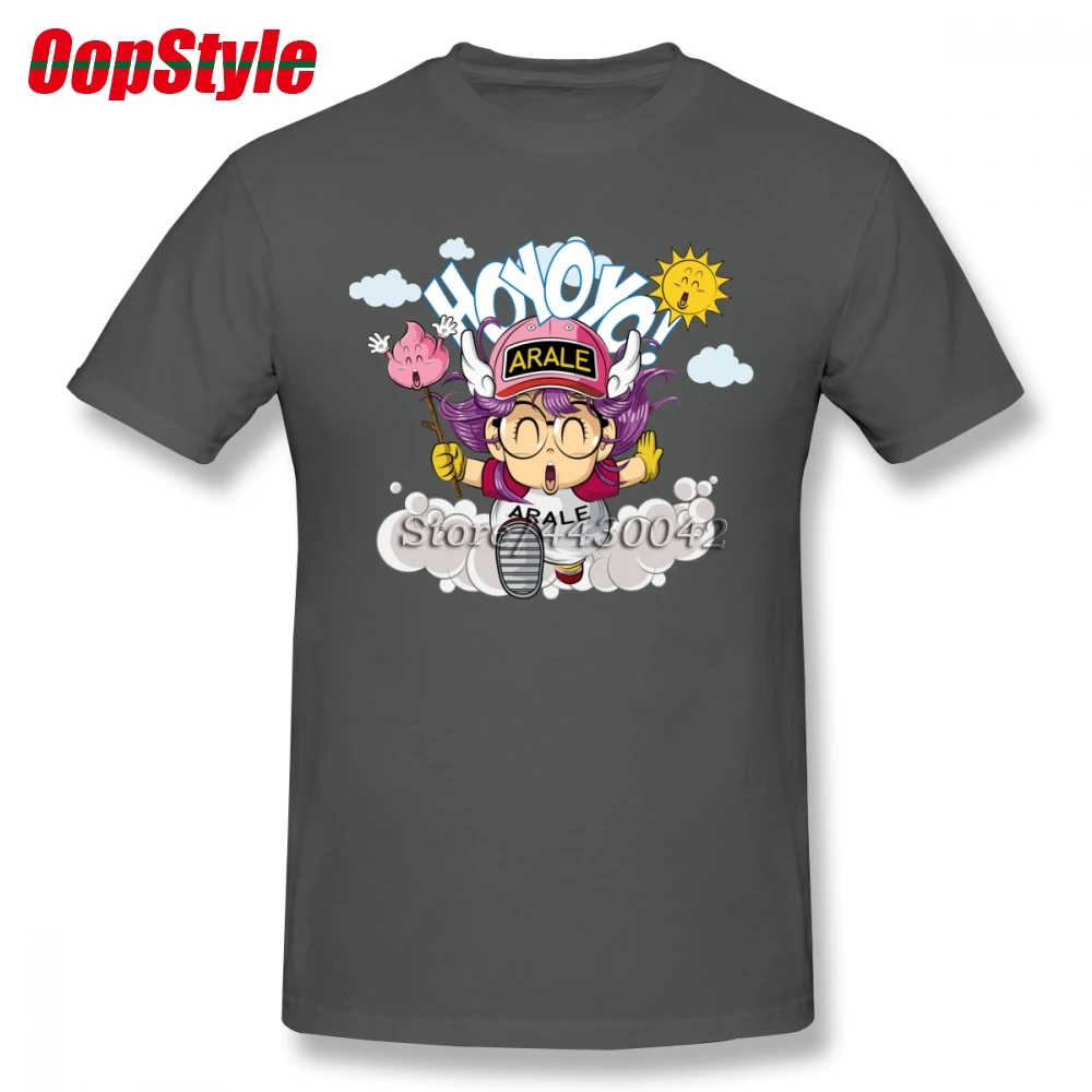 Аниме смешно Arale футболка для Для мужчин плюс Размеры команда хлопок Футболка 4XL