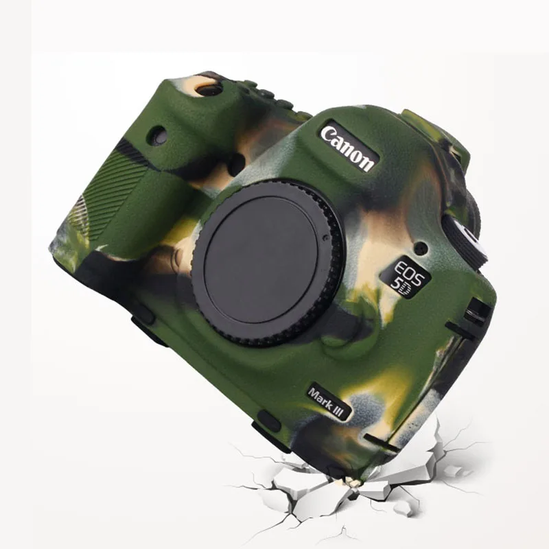 Мягкий силиконовый резиновый защитный чехол для камеры SLR Чехол для Canon 5D Mark III 5D3 5DS 5DR сумка для камеры