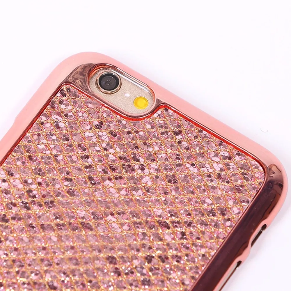CHANHOWGP Премиум гальванические бампер Bling чехол для iPhone X 10 8 7 7Plus 6 6S 6 Plus блеск Чехол для iPhone 5 5S SE Coque