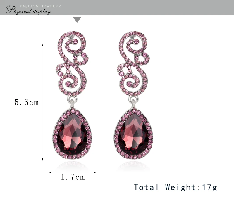 Danbihuabi женские этнические винтажные длинные серьги ювелирное изделие модные африканские хрустальные стразы